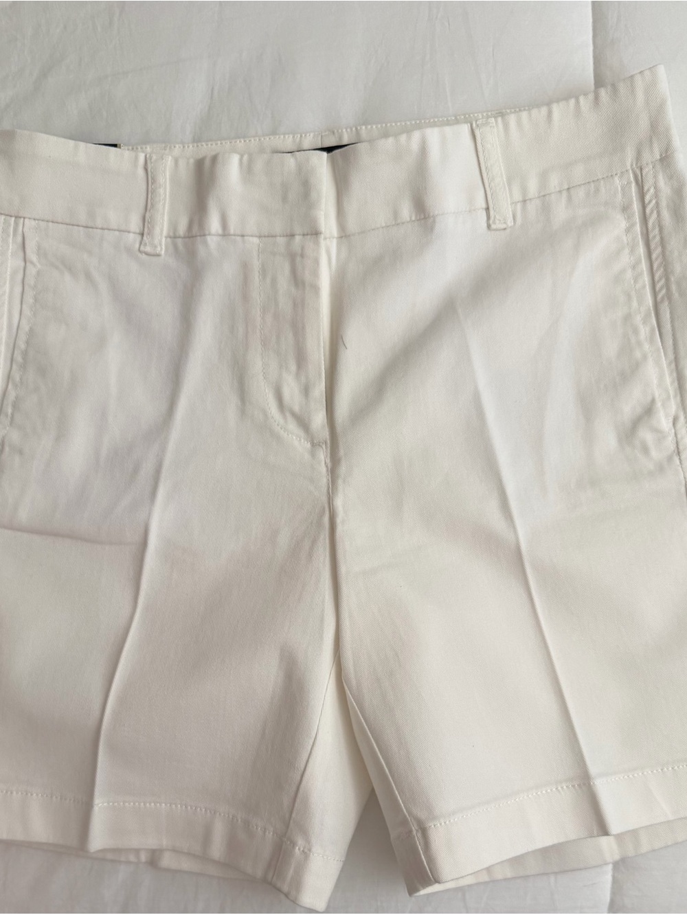 J.CREW WHITE CHINO SHORTS- SIZE 2